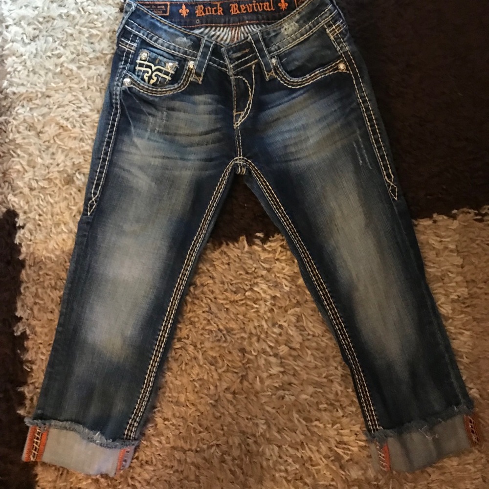 Rock revival capris